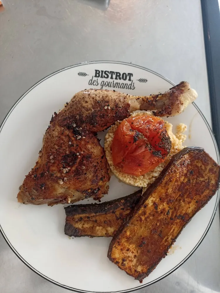 Cuisses de Poulet Rôti Aubergine Snackées